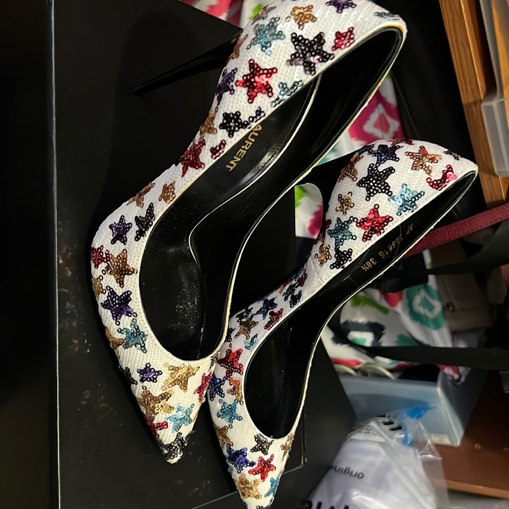 YSL PALACE 105 EMBRO PUM RASO SETA